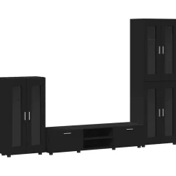 vidaXL Conjuntos De Muebles-Conjunto de mueble de TV FLORIN Madera de ingeniería