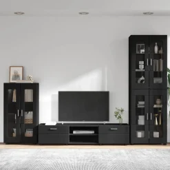 vidaXL Conjuntos De Muebles-Conjunto de mueble de TV FLORIN Madera de ingeniería