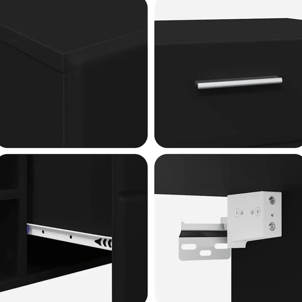 vidaXL Conjuntos De Muebles-Conjunto de mueble de TV FLORIN Madera de ingeniería