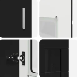 vidaXL Conjuntos De Muebles-Conjunto de mueble de TV FLORIN Madera de ingeniería