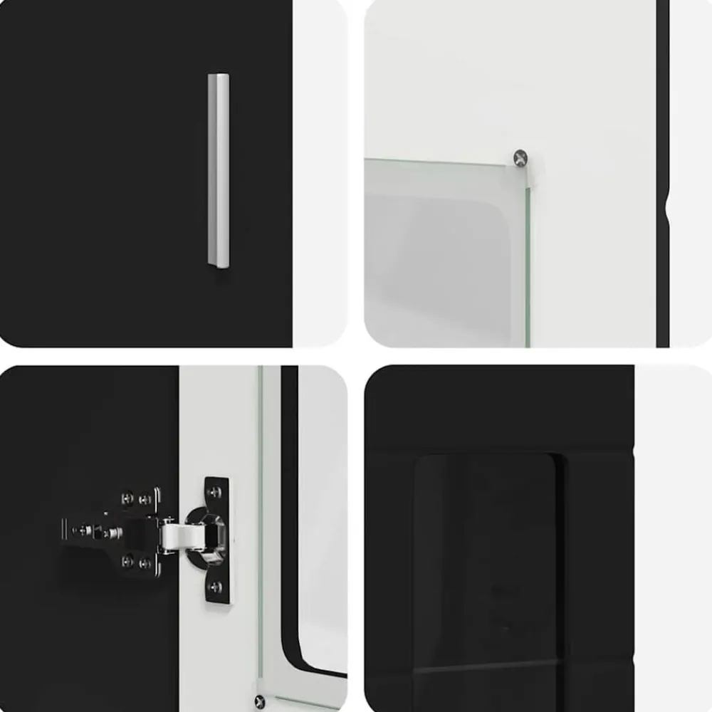 vidaXL Conjuntos De Muebles-Conjunto de mueble de TV FLORIN Madera de ingeniería