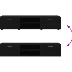 vidaXL Conjuntos De Muebles-Conjunto de mueble de TV FLORIN Madera de ingeniería
