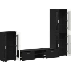 vidaXL Conjuntos De Muebles-Conjunto de mueble de TV FLORIN Madera de ingeniería