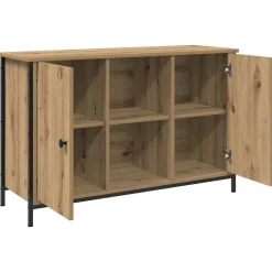 vidaXL Muebles Tv-Conjunto de mueble de TV Roble artesanal 101 x 35 x 65 cm
