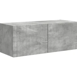 vidaXL Conjunto de mueble de TV 4 pcs Gris Concreto Gris hormigón Discount