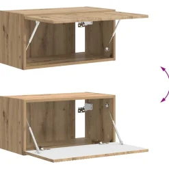 vidaXL Conjunto de mueble de TV 4 pcs Madera de ingeniería