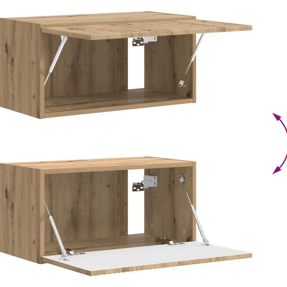 vidaXL Conjunto de mueble de TV 4 pcs Madera de ingeniería