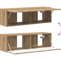 vidaXL Conjunto de mueble de TV 4 pcs Madera de ingeniería