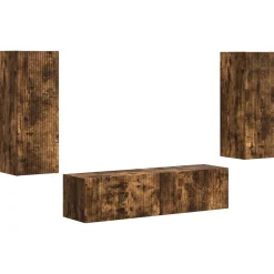 vidaXL Muebles Tv-Conjunto de mueble de TV 2 pcs