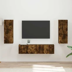 vidaXL Muebles Tv-Conjunto de mueble de TV 2 pcs