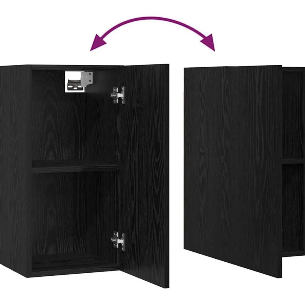vidaXL Muebles Tv-Conjunto de mueble de TV 4 pcs Madera de ingeniería