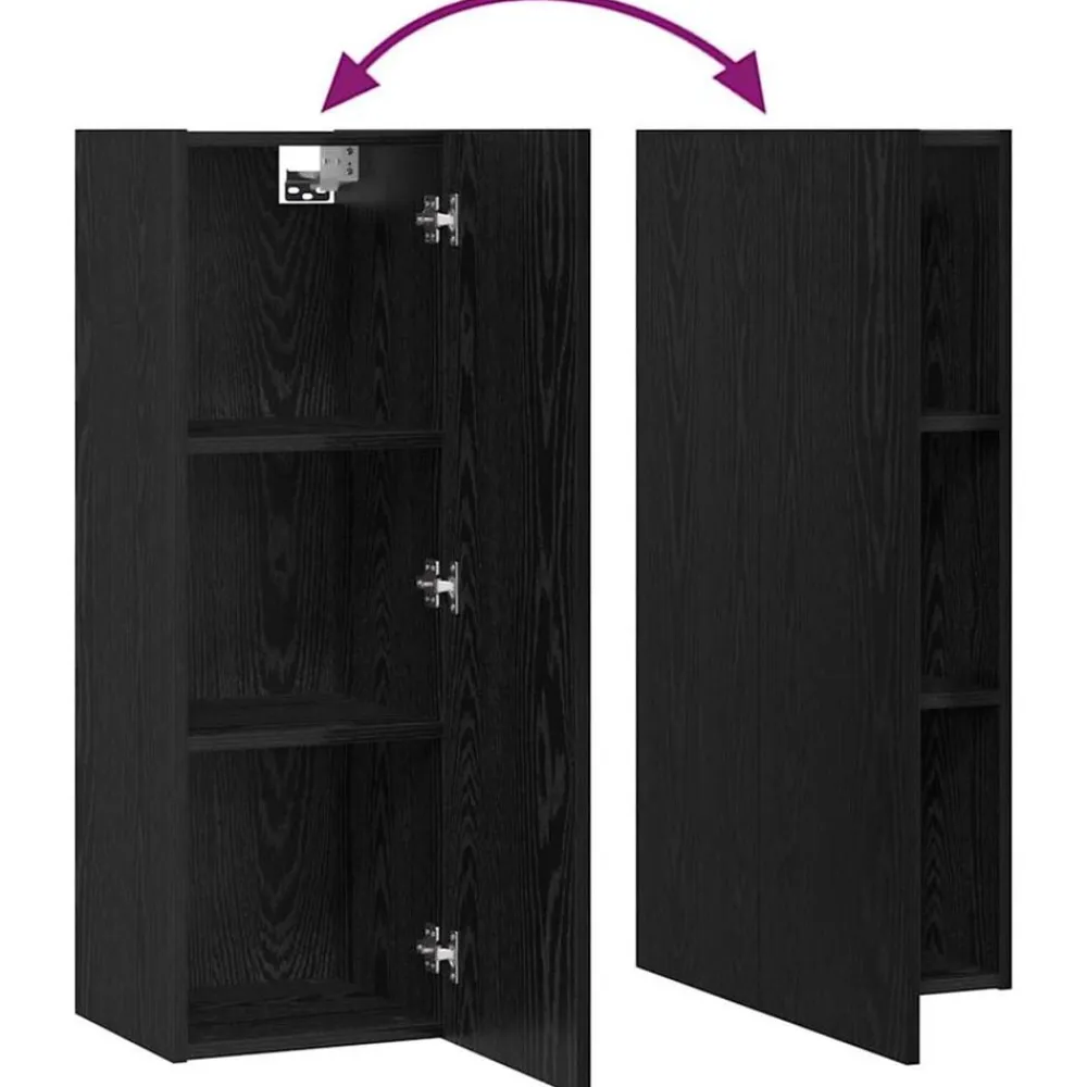 vidaXL Muebles Tv-Conjunto de mueble de TV 4 pcs Madera de ingeniería