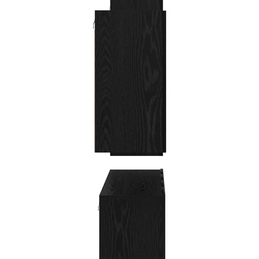 vidaXL Muebles Tv-Conjunto de mueble de TV 4 pcs Madera de ingeniería