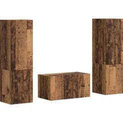 vidaXL Muebles Tv-Conjunto de mueble de TV 5 pcs