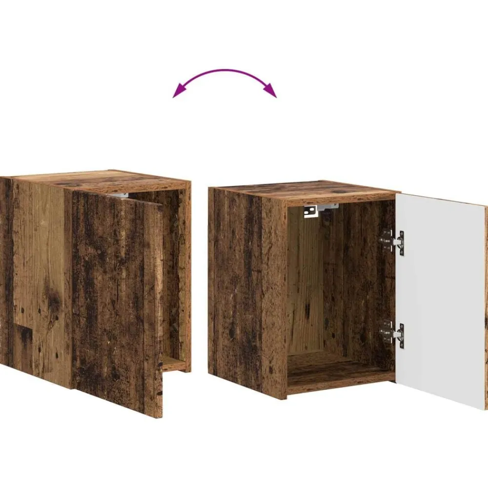 vidaXL Muebles Tv-Conjunto de mueble de TV 5 pcs