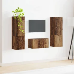 vidaXL Muebles Tv-Conjunto de mueble de TV 5 pcs