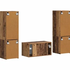 vidaXL Muebles Tv-Conjunto de mueble de TV 5 pcs