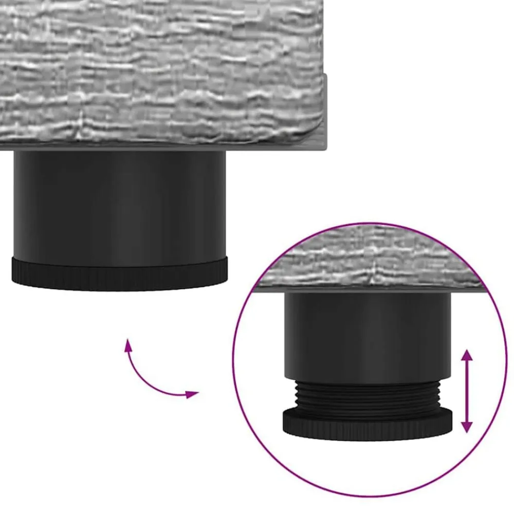 vidaXL Conjunto de mueble de TV con cajón FLORIN Gris sonoma Online