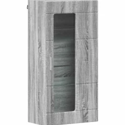 vidaXL Conjunto de mueble de TV con cajón FLORIN Gris sonoma Online