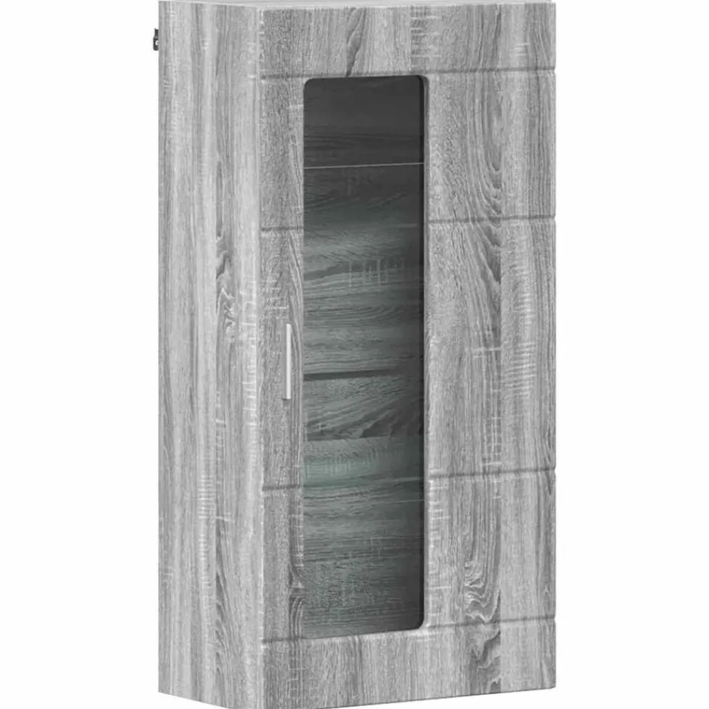 vidaXL Conjunto de mueble de TV con cajón FLORIN Gris sonoma Online