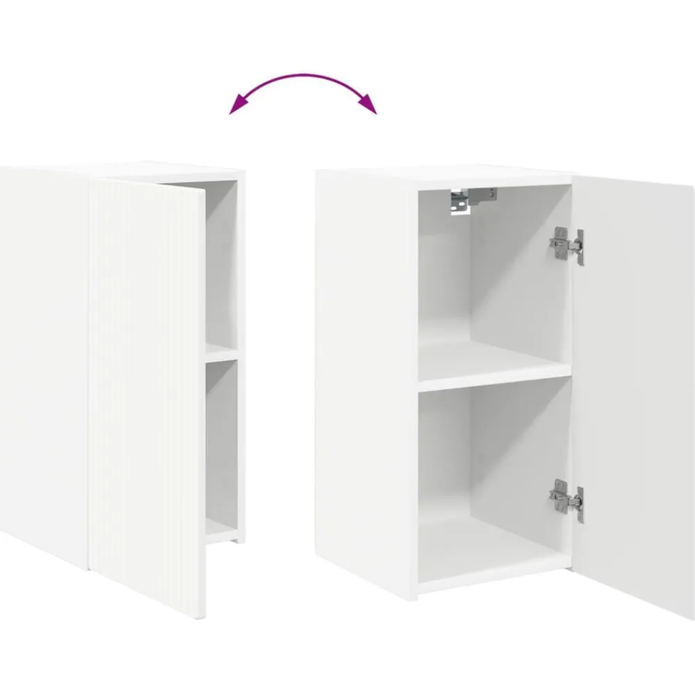 vidaXL Muebles Tv-Conjunto de mueble de TV 6 pcs Madera de ingeniería