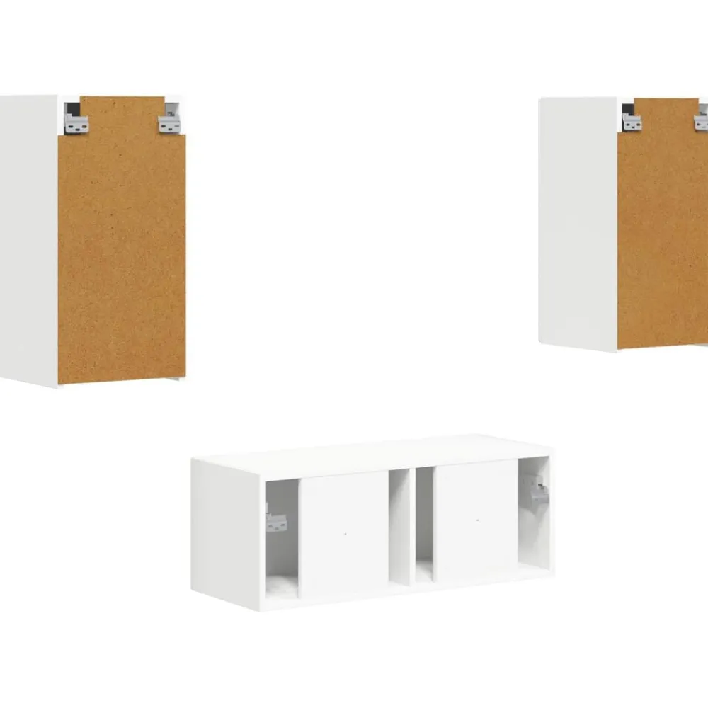 vidaXL Muebles Tv-Conjunto de mueble de TV 6 pcs Madera de ingeniería