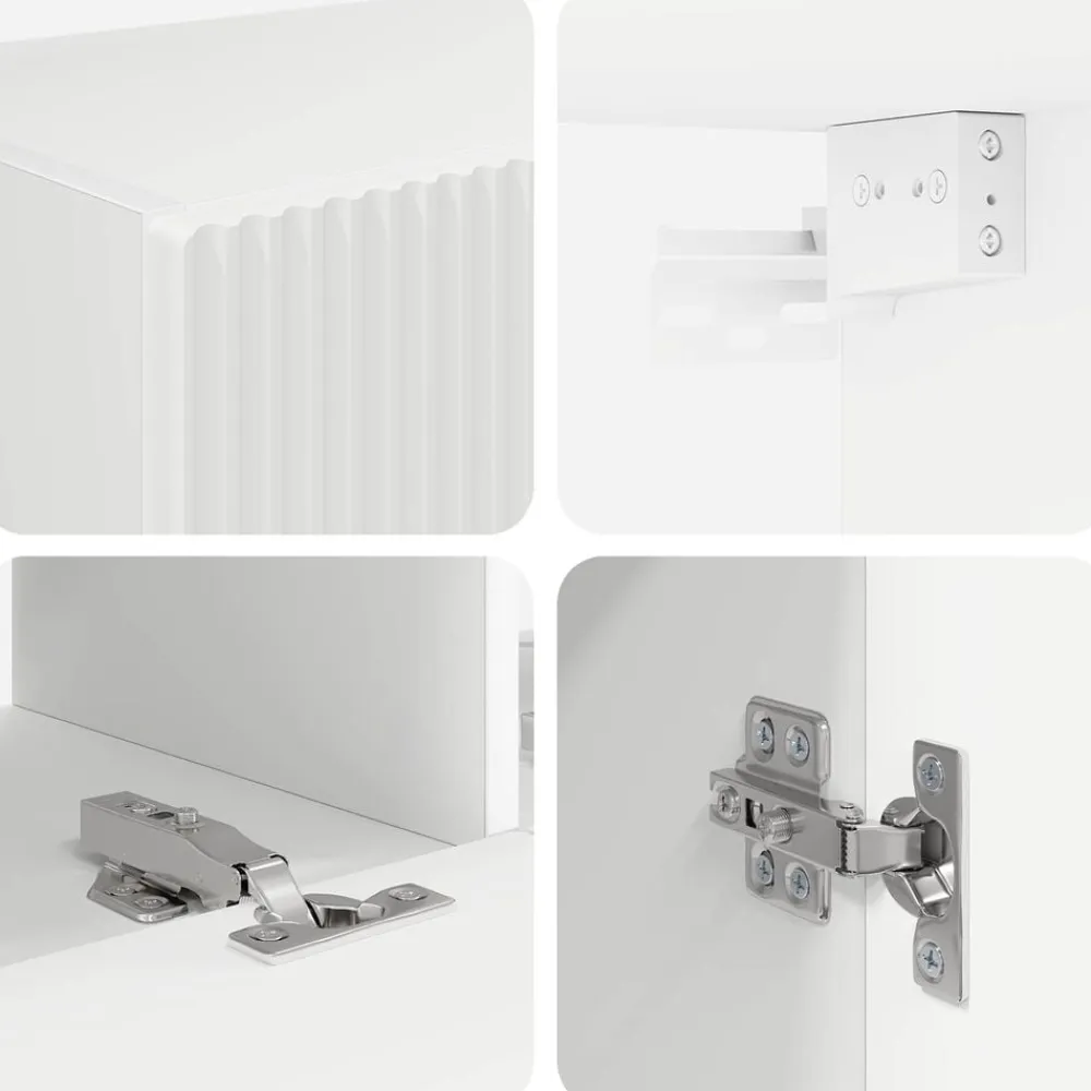 vidaXL Muebles Tv-Conjunto de mueble de TV 6 pcs Madera de ingeniería