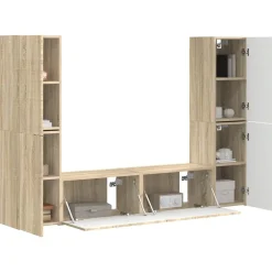 vidaXL Conjunto de mueble de TV 6 pcs Roble Sonoma Best