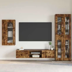 vidaXL Conjuntos De Muebles-Conjunto de mueble de TV con cajón FLORIN