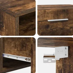 vidaXL Conjuntos De Muebles-Conjunto de mueble de TV con cajón FLORIN