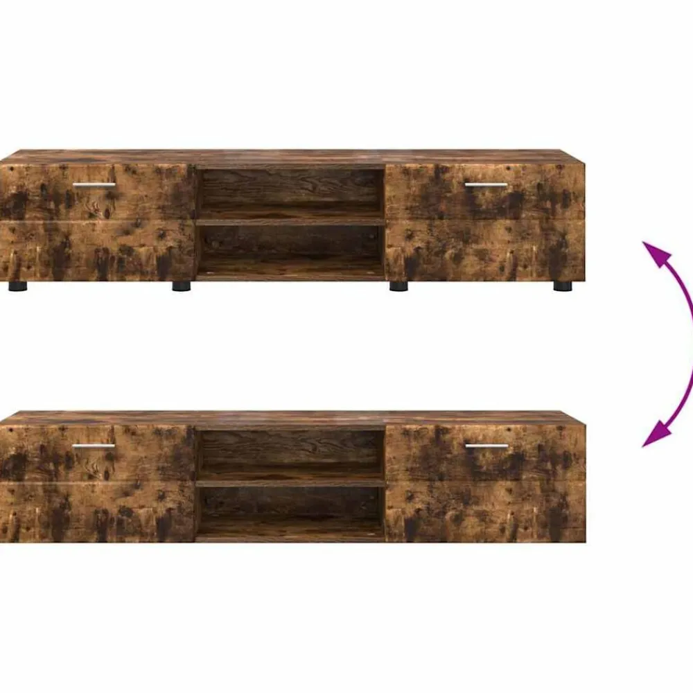 vidaXL Conjuntos De Muebles-Conjunto de mueble de TV con cajón FLORIN