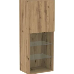 vidaXL Conjunto de mueble de TV Roble artesanal 40,5 x 30 x 102 cm Roble artisan