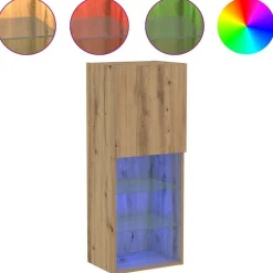 vidaXL Conjunto de mueble de TV Roble artesanal 40,5 x 30 x 102 cm Roble artisan