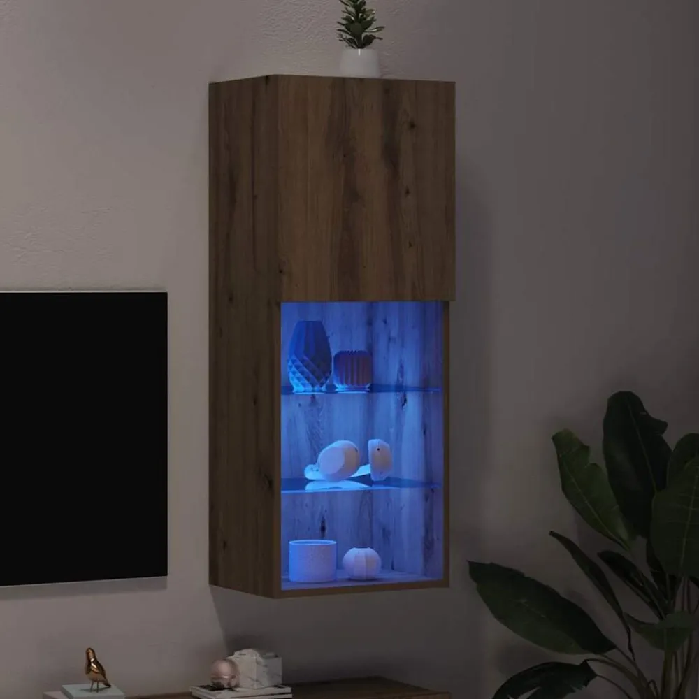 vidaXL Conjunto de mueble de TV Roble artesanal 40,5 x 30 x 102 cm Roble artisan