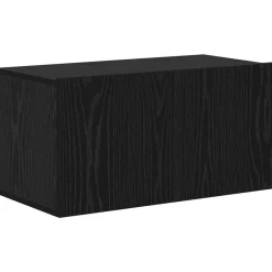 vidaXL Conjunto de mueble de TV 8 pcs Madera de ingeniería Roble negro Sale