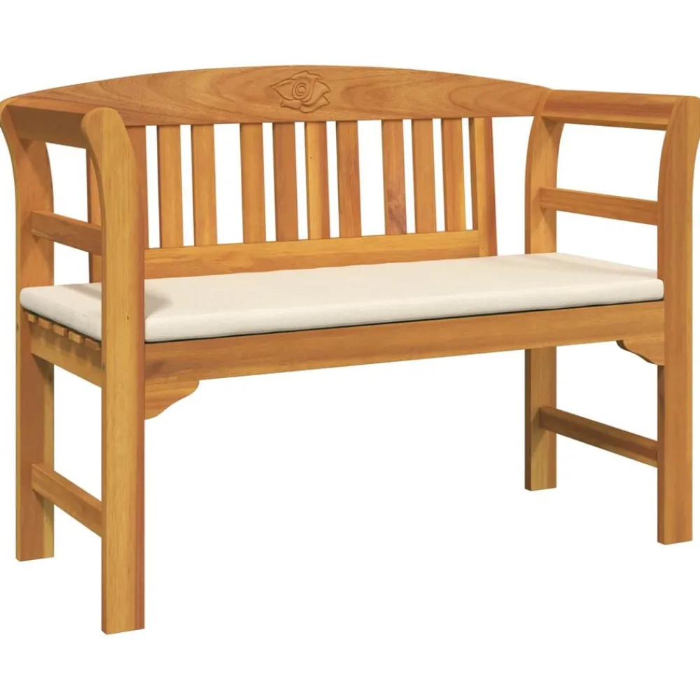 vidaXL Conjuntos De Muebles-Conjunto de salón Rosa del jardín 4 pcs Madera de Acacia Sólida