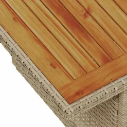vidaXL Conjunto de sofá de jardín con cojín 5 pcs beige y crema New