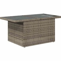 vidaXL Muebles De Jardín-Conjunto de sofá de jardín con cojín 5 pcs Poliratán