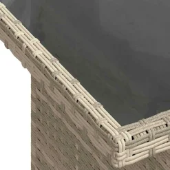 vidaXL Conjunto de sofá de jardín 10 pcs Poliratán Gris claro Online