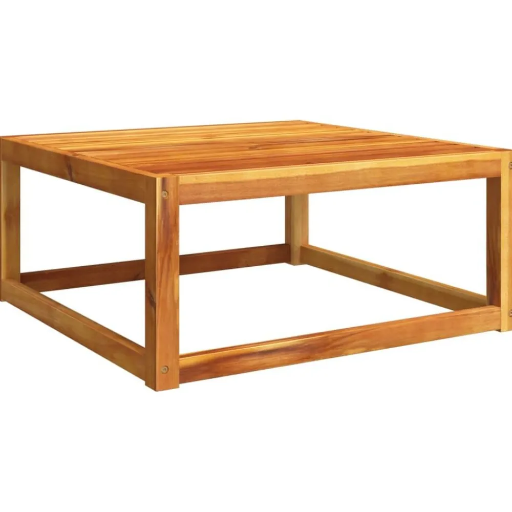 vidaXL Conjunto de sofá de jardín de 5 piezas con cojines de madera de acacia y ratán Gris Best