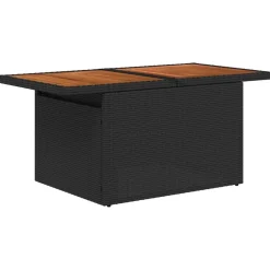 vidaXL Conjunto de sofá de jardín 10 pcs Poliratán Negro Best