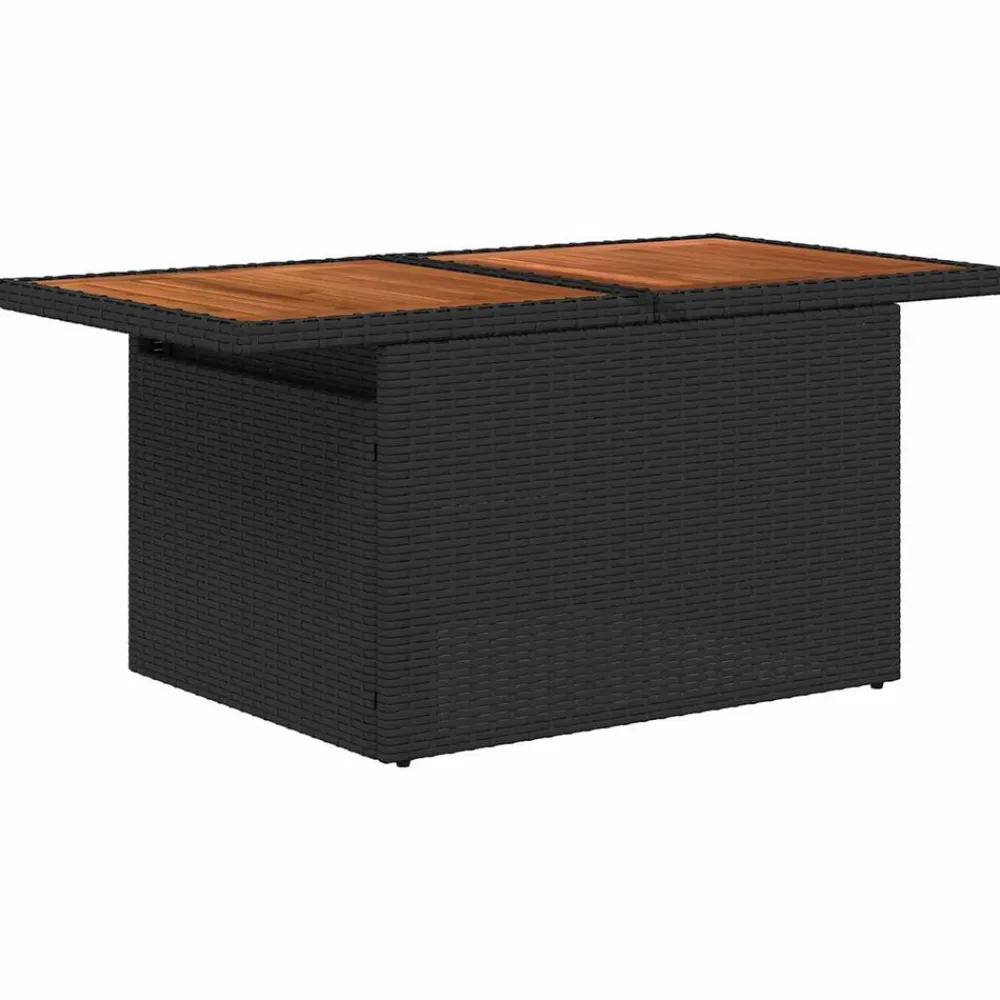 vidaXL Muebles De Jardín-Conjunto de sofá de jardín 8 pcs Poliratán