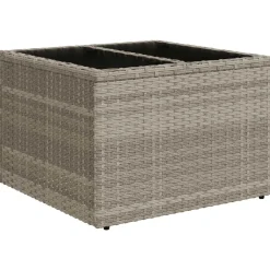 vidaXL Conjunto de sofá de jardín con cojín 6 pcs Poliratán Gris claro Discount