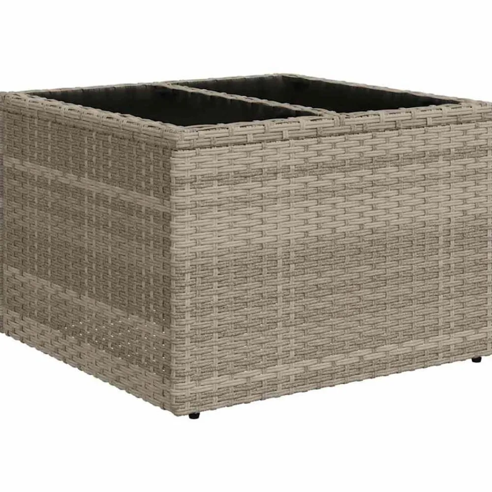 vidaXL Muebles De Jardín-Conjunto de sofá de jardín 7 pcs ratán sintético