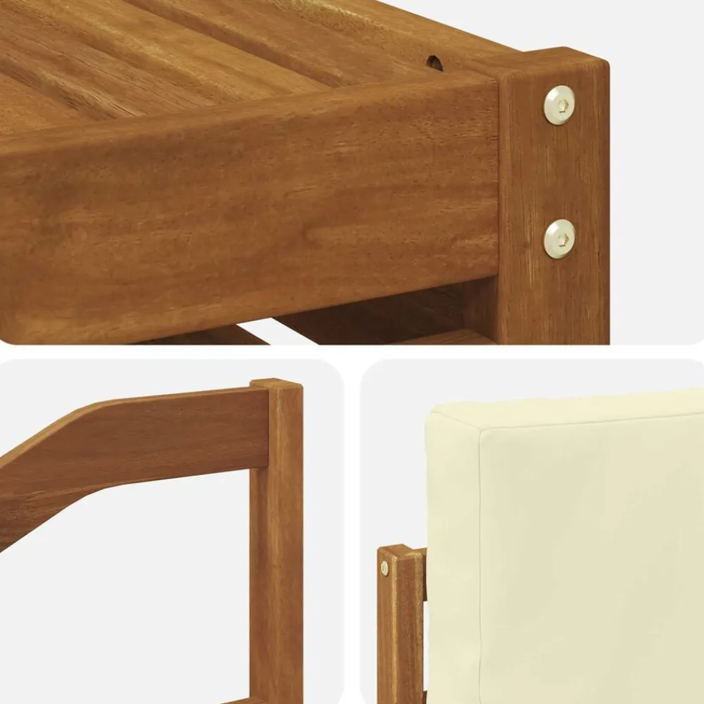 vidaXL Conjuntos De Muebles-Conjunto de Sofá Seccional con cojín 11 pcs