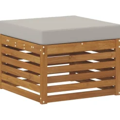 vidaXL Conjunto de Sofá Seccional con cojín 7 pcs Gris Natural y Claro Gris claro y natural Sale
