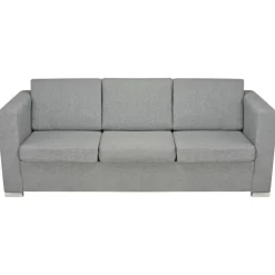vidaXL Sofás-Conjunto de sofás 3 unidades tela