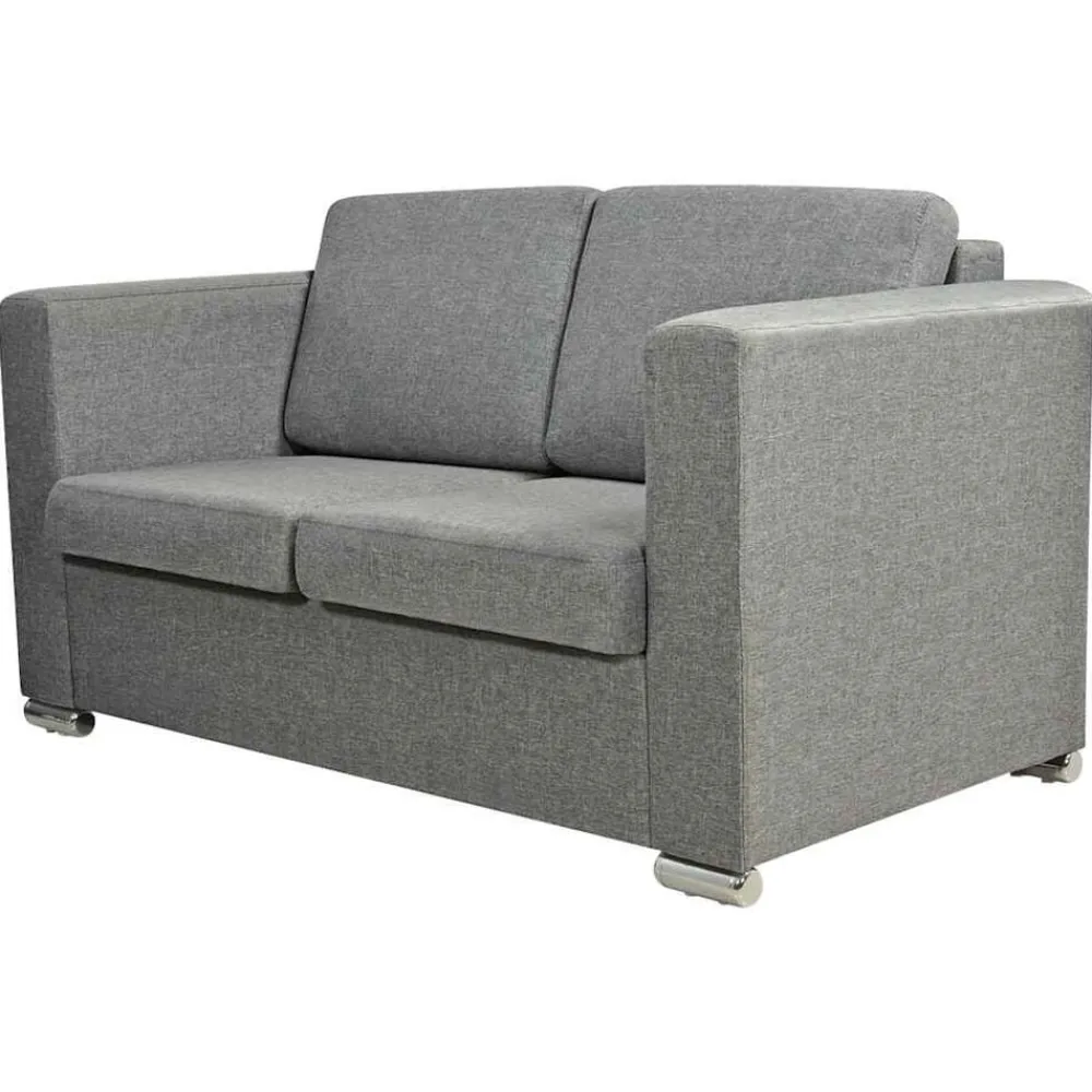 vidaXL Sofás-Conjunto de sofás 3 unidades tela
