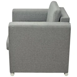 vidaXL Sofás-Conjunto de sofás 3 unidades tela