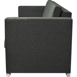 vidaXL Sofás-Conjunto de sofás 3 unidades tela